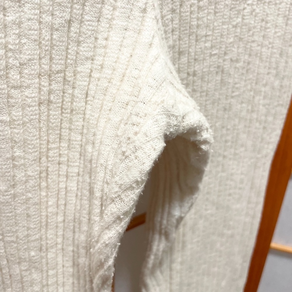 • Urban Outfitters Rosie Ribbed Flare Lounge Pant In Ivory L • - Picture 8 of 12